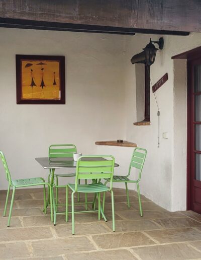 Gîte Lutin, Terrasse couverte