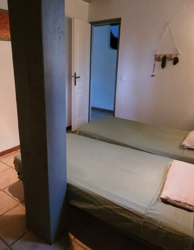 Gîte Mélusine, 2 lits simples